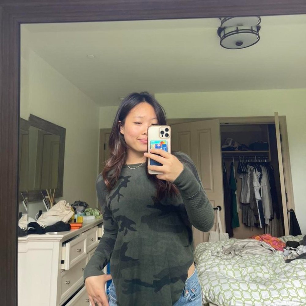 Aritzia TNA waffle knit top